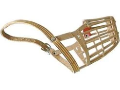 KRUUSE Muselière Plastique Et Cuir T5