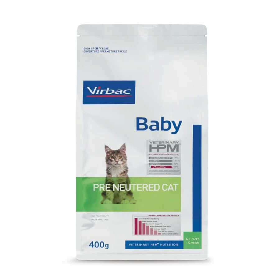 Virbac Veterinary HPM Baby Pre Neutered Cat 400 Grs
