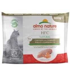 Almo Nature Chat Classic MegaPack Poulet Crevette 6 X 55 G