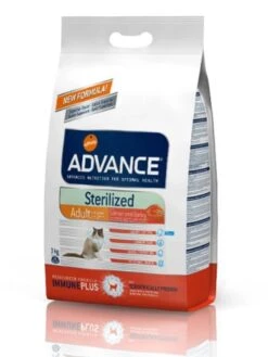Advance Sterilized Sensitive Chat Au Saumon 3 Kg -Animalerie advance sterilized sensitive chat au saumon 3 kg