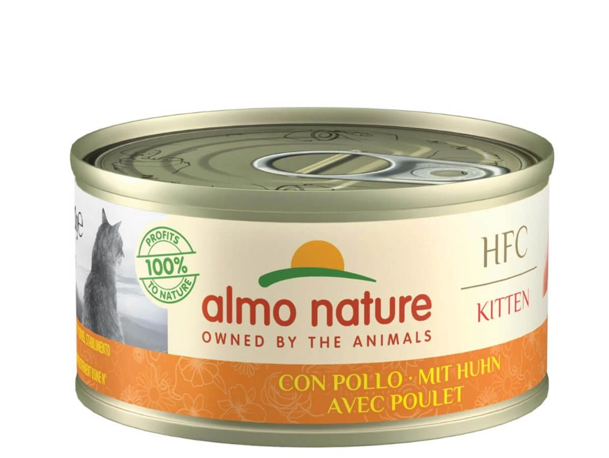 Almo Nature Chaton HFC Poulet 24 X 70 G 3 Almo Nature Chaton HFC Poulet 24 X 70 G