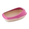 Beco Pets Bac à Litière Pour Chat Rose 16 X 50 Cm - Destockage -Animalerie bac a litiere en bambou beco