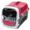 Cat It Cage De Transport Cabrio Rouge Cerise Pour Chat