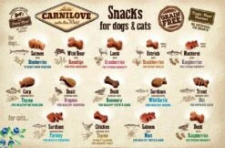 Carnilove Crunchy Snack Saumon & Menthe Chat 50 G -Animalerie carnilove friandises la compagnie des animaux