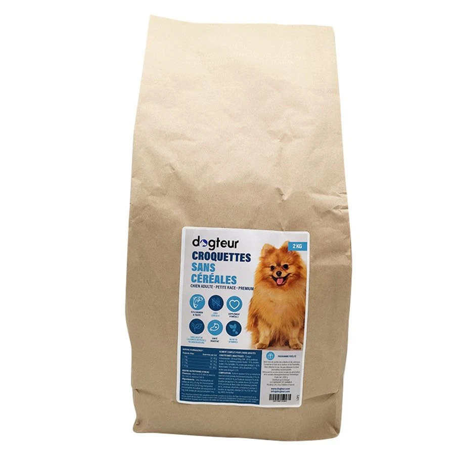 Dogteur Premium Sans Céréales Saumon Et Truite Chien Adulte Petite Race 2 Kg 3 Dogteur Premium Sans Céréales Saumon Et Truite Chien Adulte Petite Race 2 Kg
