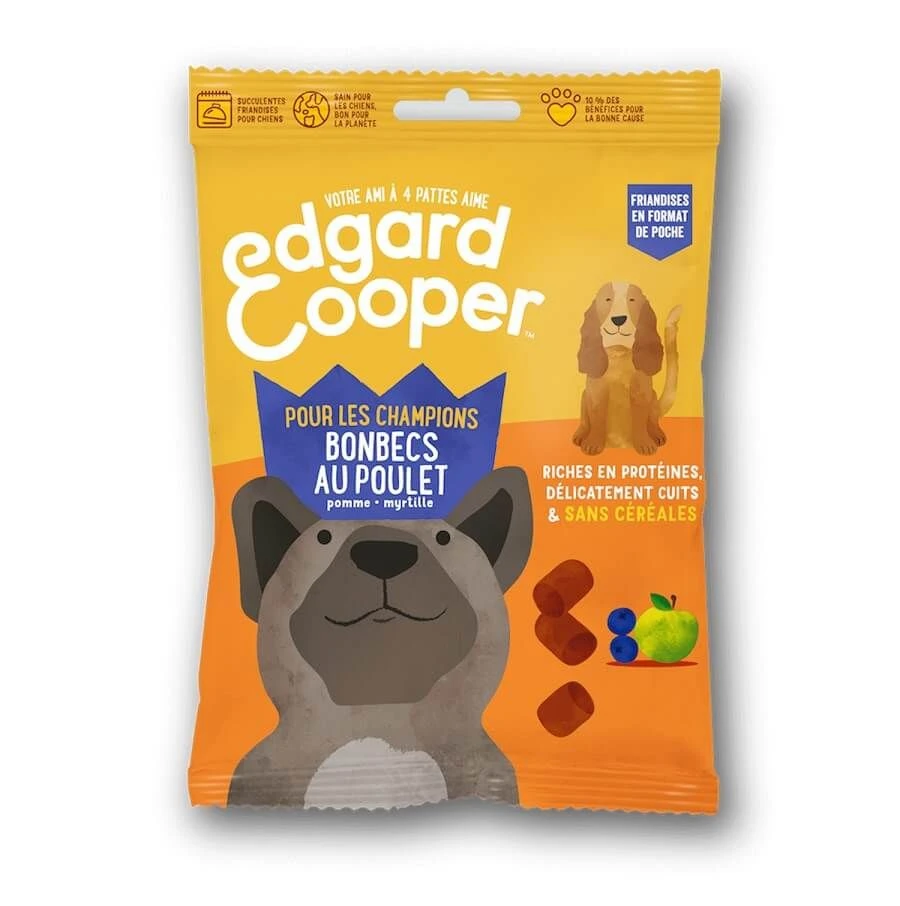 Edgard & Cooper Bonbecs Poulet Chien & Chiot 50 G