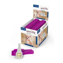 Effitix Spot On Très Petit Chien 1.5 - 4 Kg 24 Pipettes -Animalerie effitix plv1.5 4kgfrance 1
