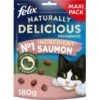 Felix Naturally Delicious Saumon Epinard Chat 180 G -Animalerie felix naturally delicious saumon epinard chat 180 g