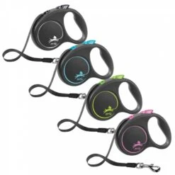 Flexi Black Design Laisse Sangle M Vert 5 M -Animalerie flexi black design laisse sangle 4