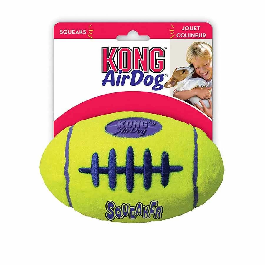 KONG Air Squeaker Football L 3 KONG Air Squeaker Football L