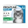 Frontline Chat Spot On 4 Pipettes -Animalerie frontline chat spot on 4 pipettes
