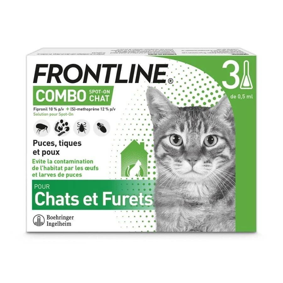 Frontline Combo Chat 3 Pipettes 3 Frontline Combo Chat 3 Pipettes
