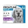 Frontline Spot On Chien De 20-40 Kg 4 Pipettes -Animalerie frontline spot on chien de 20 40 kg 4 pipettes
