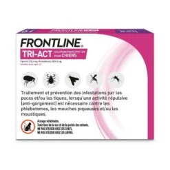 Frontline Tri Act Spot On Grand Chien 20 - 40 Kg 6 Pipettes -Animalerie frontline tri act spot on grand chien 20 40 kg 6 pipettes 2