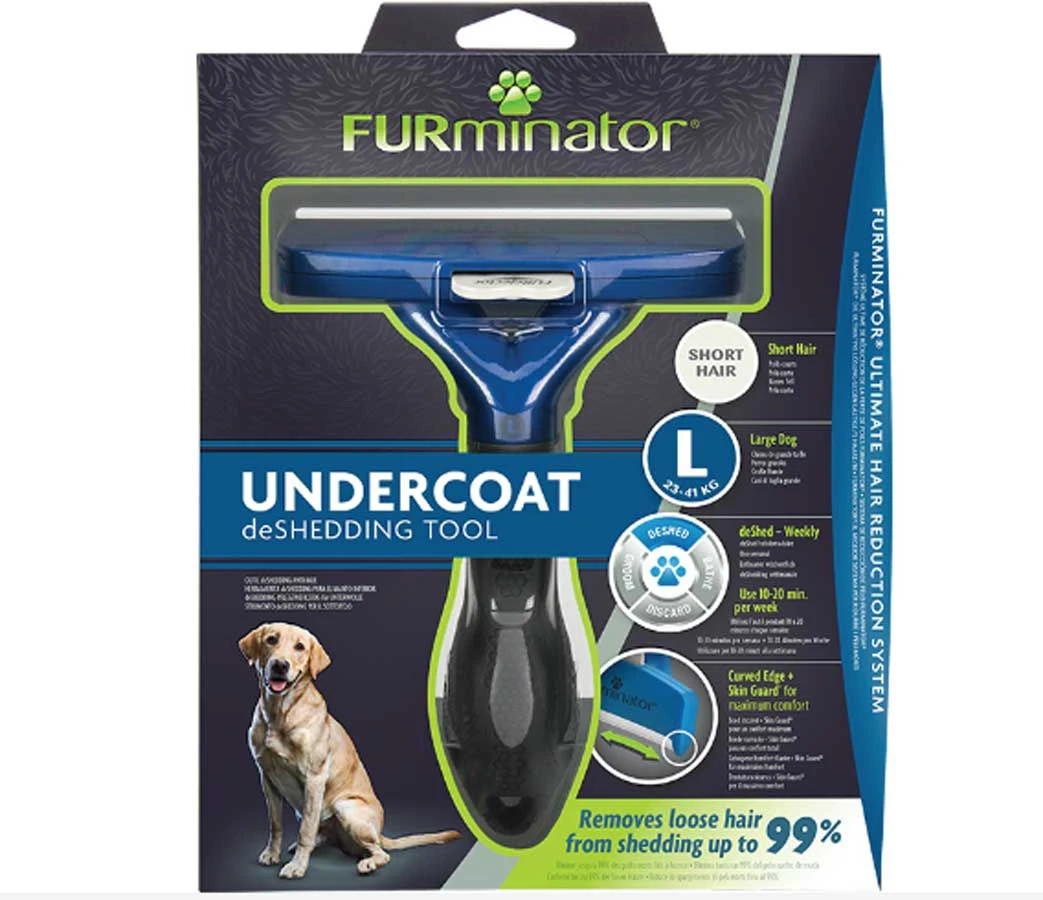 Furminator Brosse Pour Chien Poils Courts L 3 Furminator Brosse Pour Chien Poils Courts L
