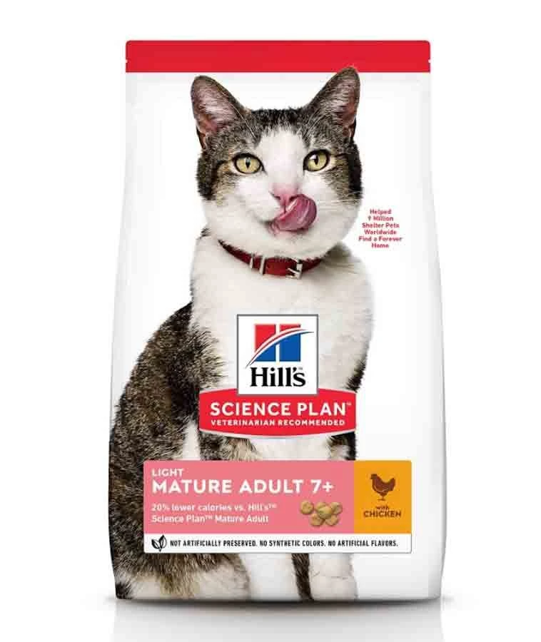 Hill's Science Plan Hill's Science Plan Feline Mature Adult 7+ Light Poulet 7 Kg