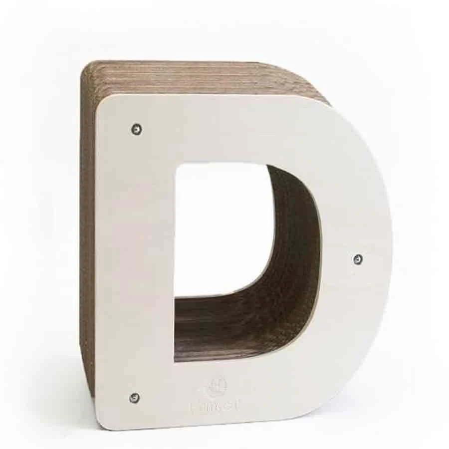 Homycat Griffoir Pour Chat Lettre D XL - Destockage 3 Homycat Griffoir Pour Chat Lettre D XL - Destockage