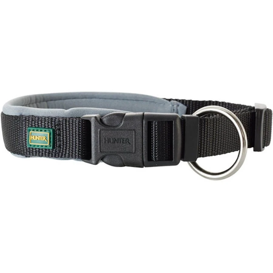 Hunter Collier Neopren Vario Plus Pour Chien Noir 40 Cm