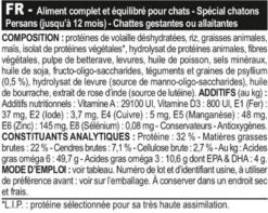 Royal Canin Persian Kitten 2 Kg -Animalerie pers kit composition