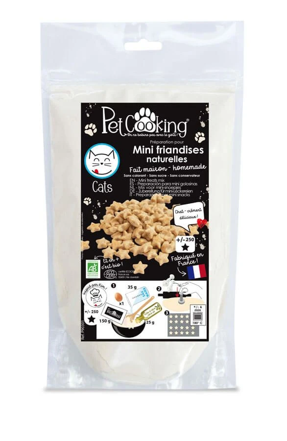 PetCooking Préparation Mini-Friandises Naturelles Pour Chat 150 G 3 PetCooking Préparation Mini-Friandises Naturelles Pour Chat 150 G