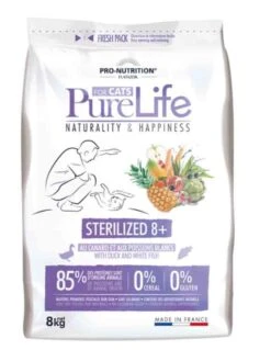 PureLife Croquettes Chat Sterilized 8+ 8 Kg