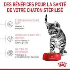 Royal Canin Feline Health Nutrition Kitten Sterilised 3,5 Kg -Animalerie royal canin feline health nutrition kitten sterilised 3 1