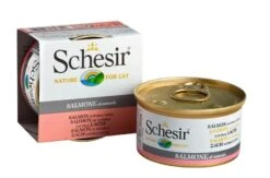 Schesir Saumon Naturel Pour Chat 14 X 85 G