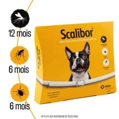 Scalibor Collier Antiparasitaire Chien S Et M 48 Cm -Animalerie scalibor collier petit et moyen chien 48 cm2