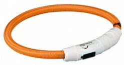 Trixie Collier Lumineux USB Flash Orange Chien XS-S