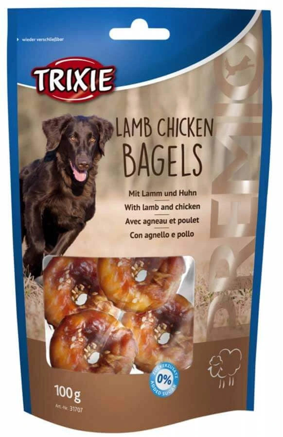 Trixie Premio Lamb Chicken Bagels Pour Chien 100 G 3 Trixie Premio Lamb Chicken Bagels Pour Chien 100 G