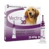 Vectra 3D Chien 25 à 40 Kg 3 Pipettes -Animalerie vectra 3d l