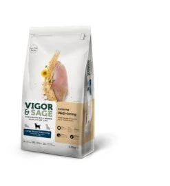 Vigor & Sage Chien Large Ginseng/Poulet 12 Kg - Destockage