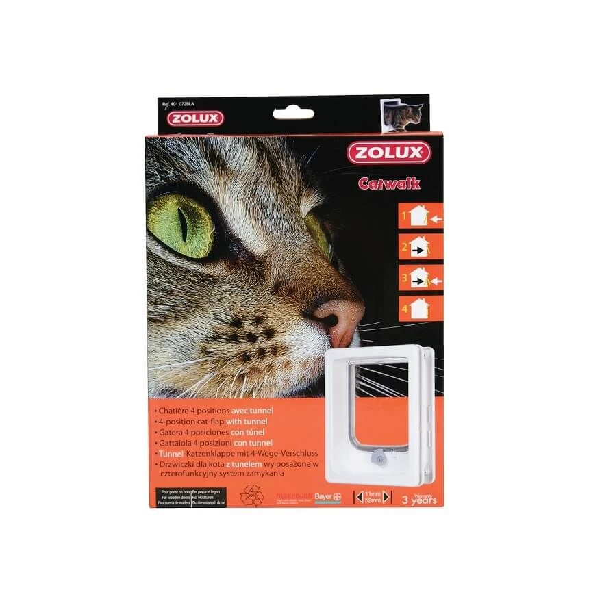Zolux Catwalk Chatière 4 Positions Avec Tunnel Blanc 3 Zolux Catwalk Chatière 4 Positions Avec Tunnel Blanc