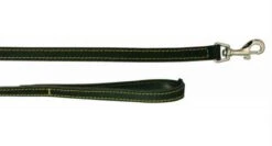 Zolux Laisse Cuir Piqué Noir 1 / 12 Mm