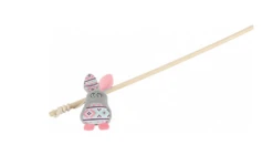 Zolux Jouet KALI Canne à Pêche Lapin Gris Pour Chat